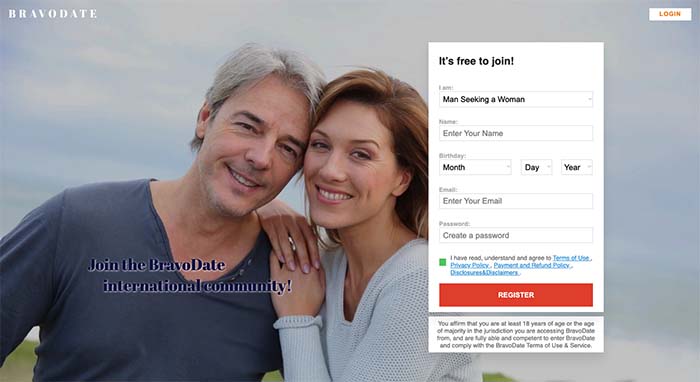 bravodate registration